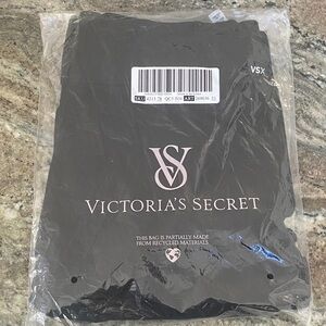 NWT! Victoria's Secret VSX Black Foldover Flare Leggings